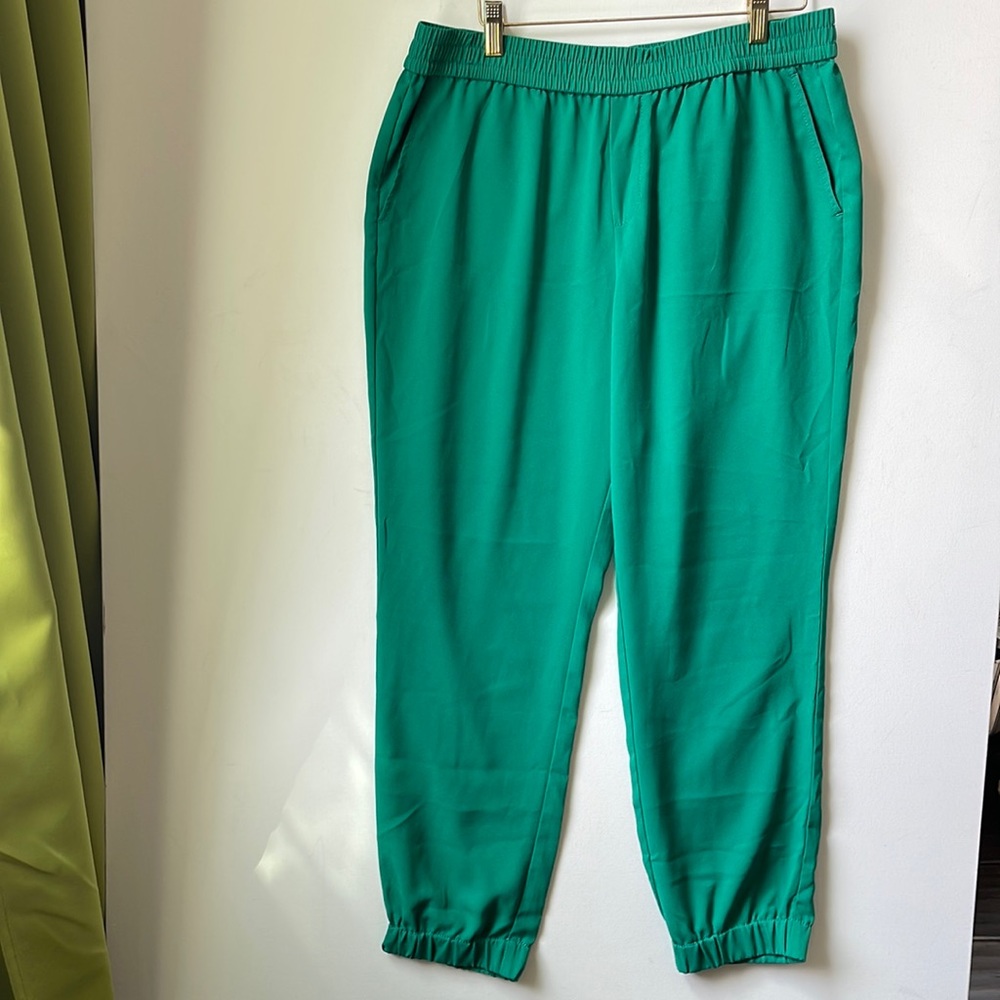 Banana Republic Women’s Drapey Jogger Pant| Size 12P | Green
